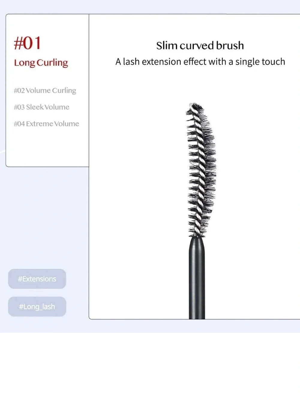 Clio kill lash superproof mascara long curling and mascara remover